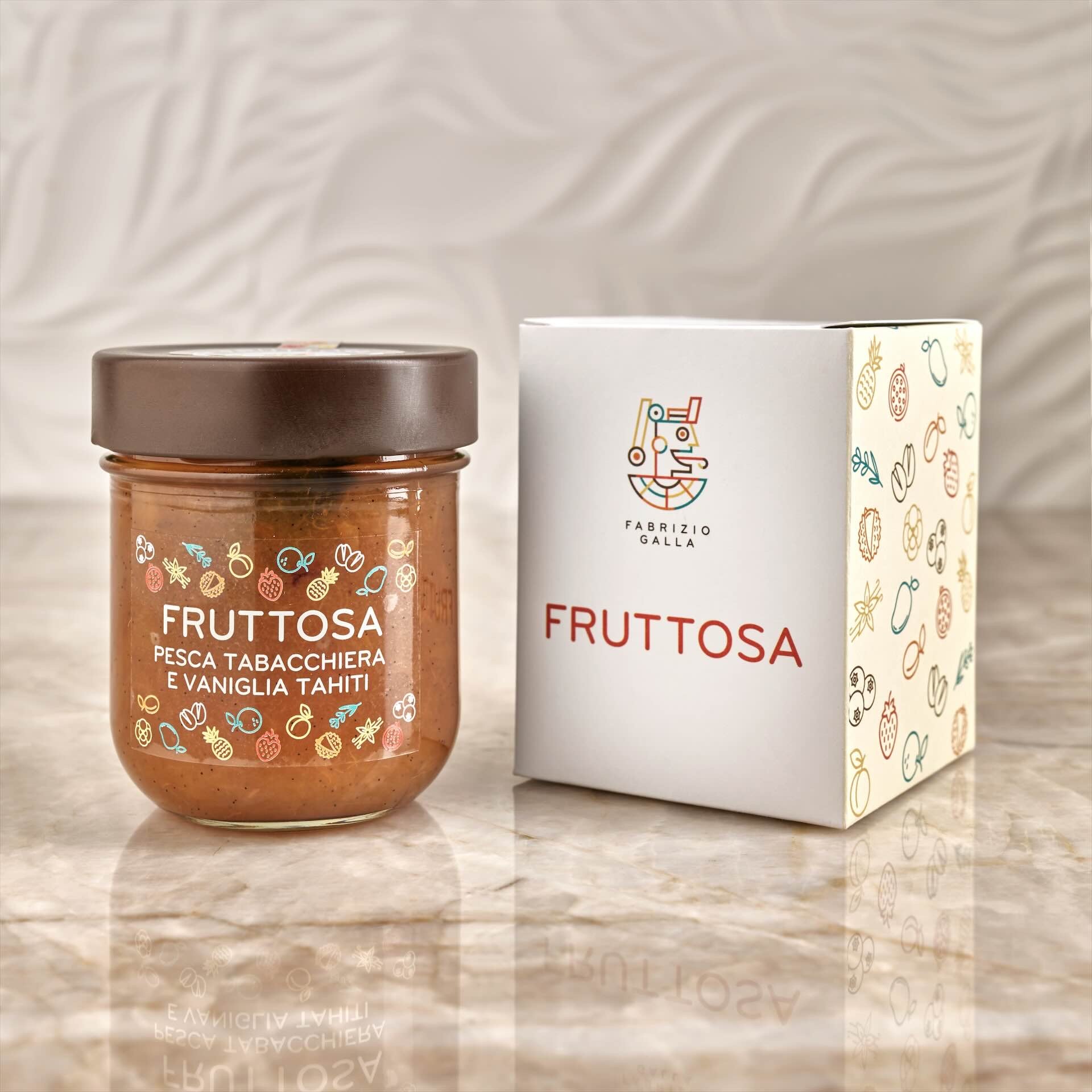 Fruttosa pesche tabacchiere e vaniglia Tahiti